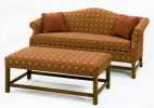 country Chippendale Ottoman
