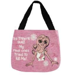 yes, they're fake tote bag