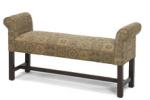 Rolled arm bench